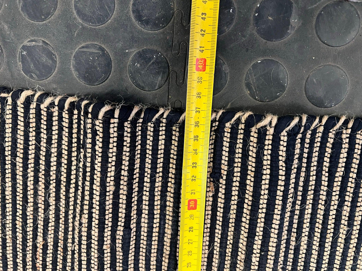 Black and Cream Table Runner 180cm x 37cm