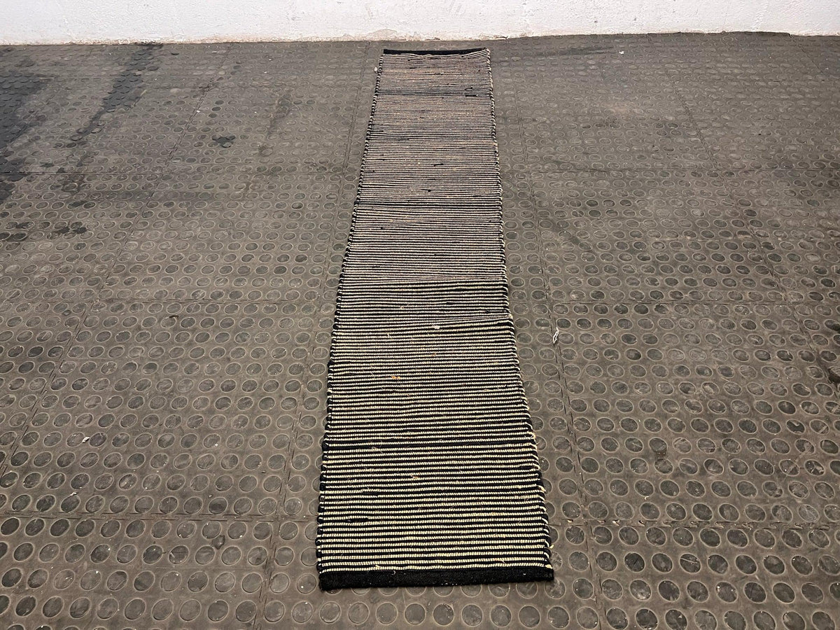 Black and Cream Table Runner 180cm x 37cm