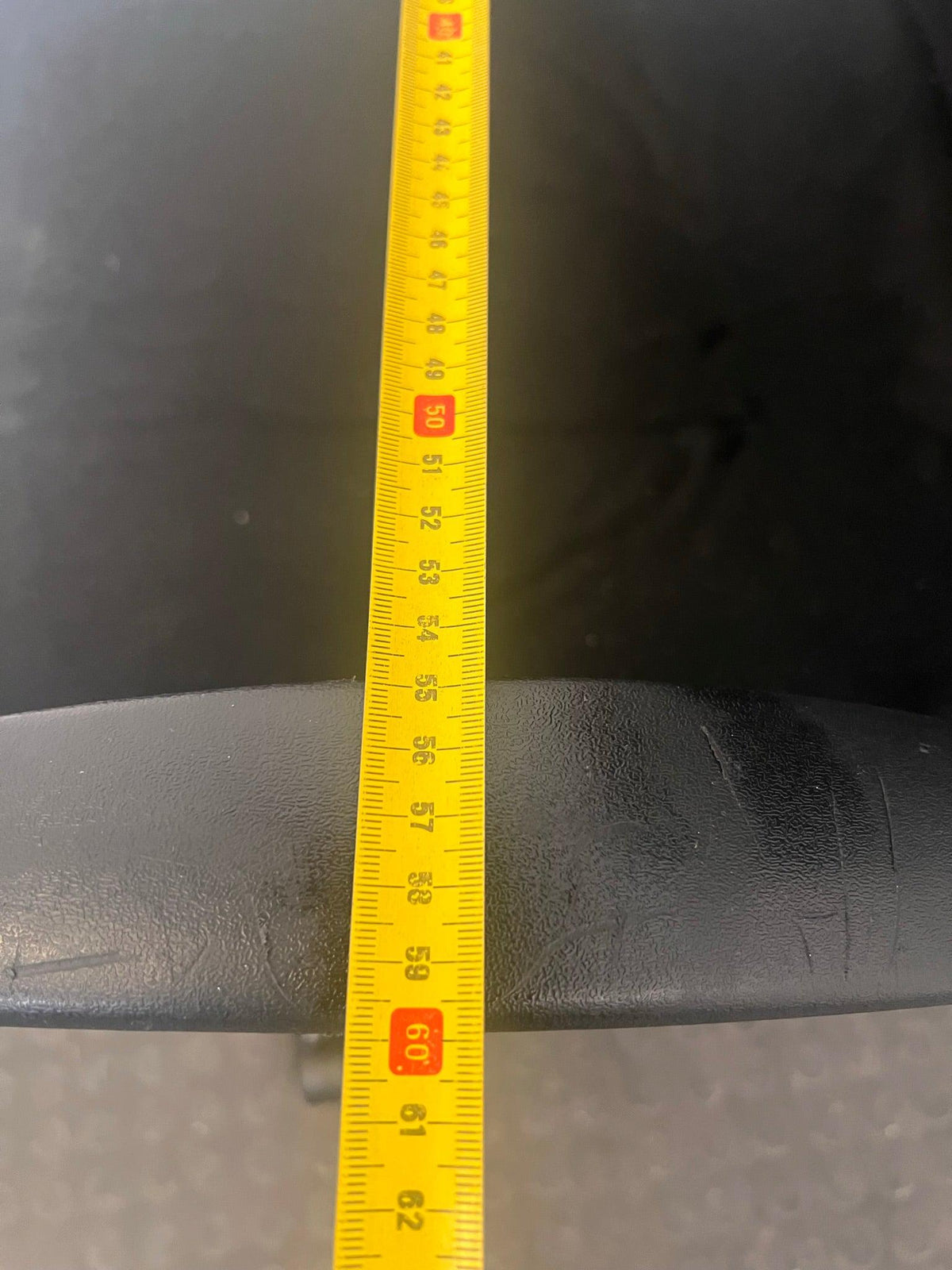 Black Fabric High Back Office Armchair on Wheels