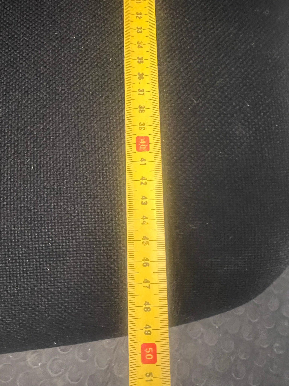 Black Fabric High Back Office Armchair on Wheels