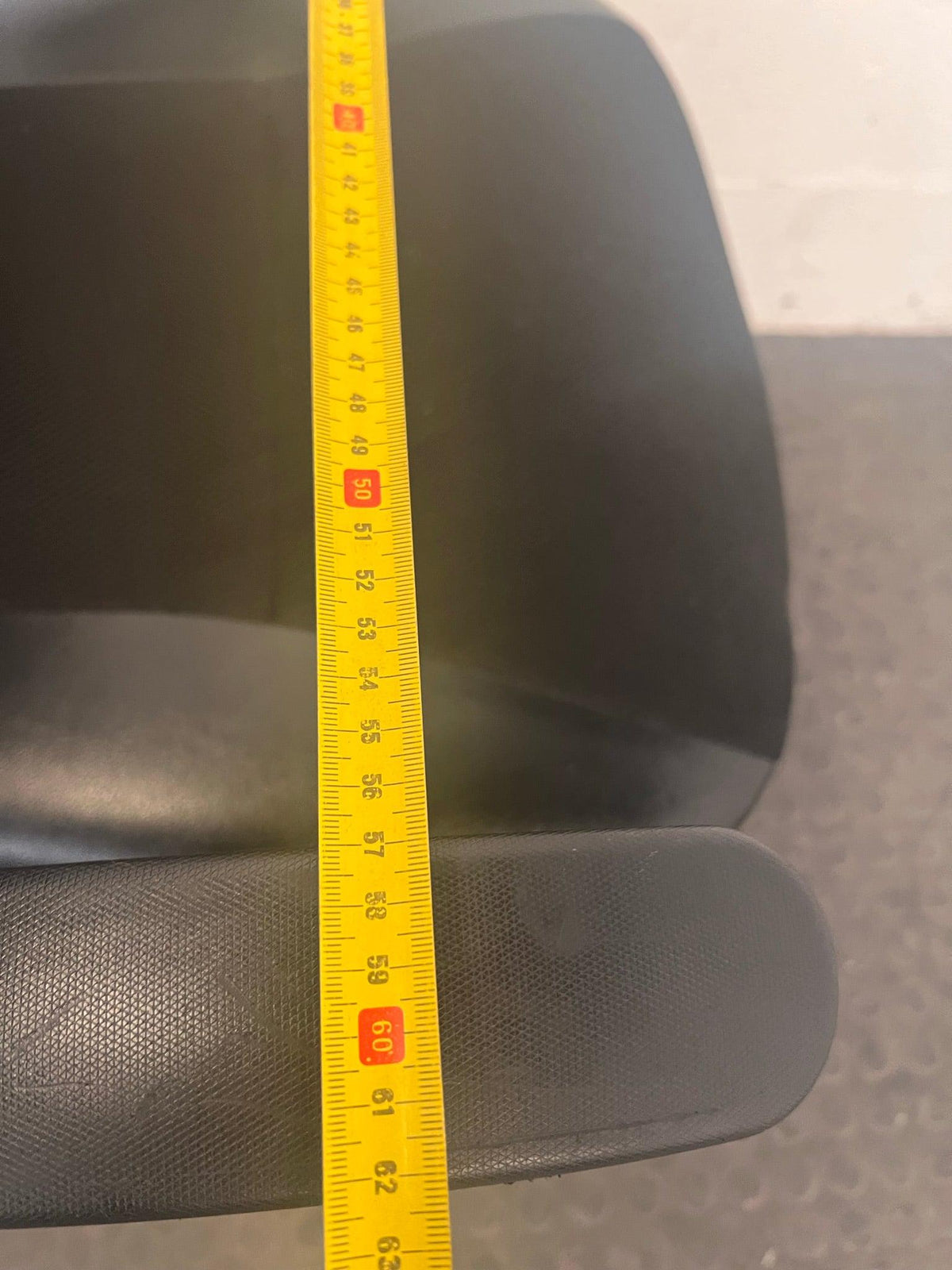 Padded Black Gauze Mesh Office Armchair on Wheels