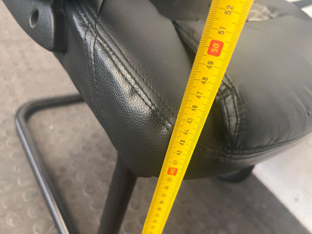Padded Black Visitors Chair - PRICE DROP