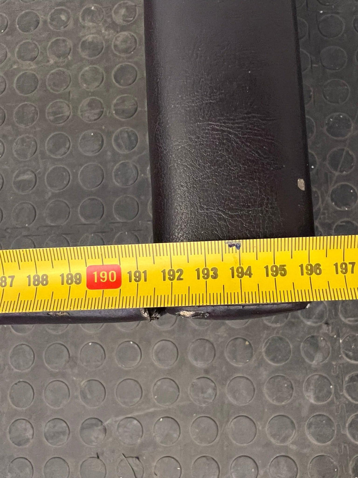 Brown Pleather Double Bed Frame - REDUCED