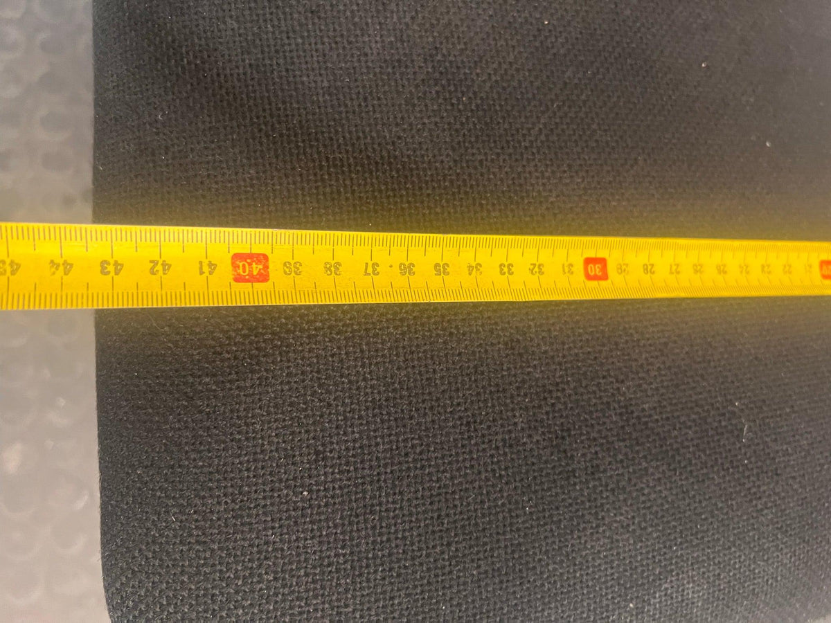 Black Mid-Back Office Chair with Red Frame (Damaged Arm Rests)