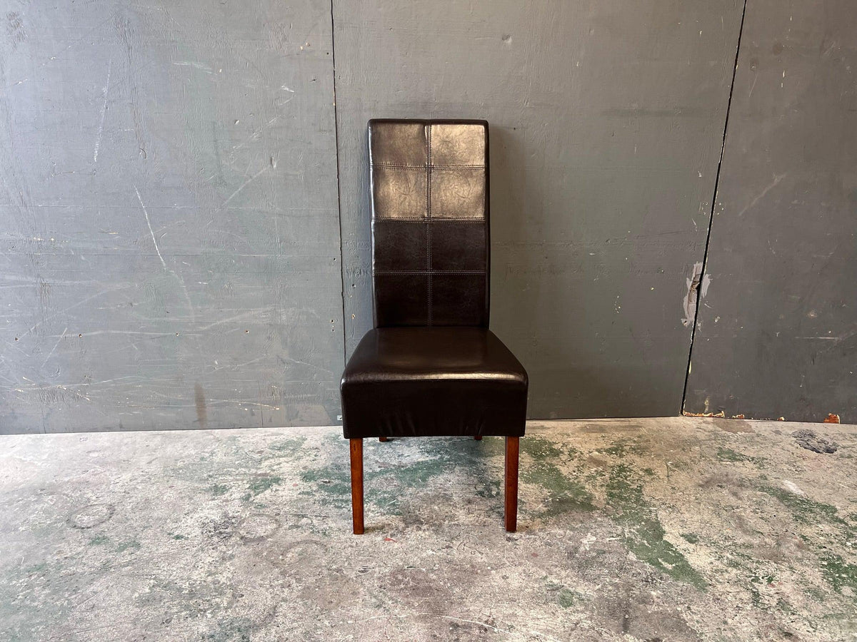 Nespresso Leather Dining Chair - PRICE DROP