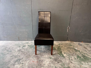Nespresso Leather Dining Chair (Broken Back)