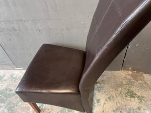 Nespresso Leather Dining Chair (Broken Back)