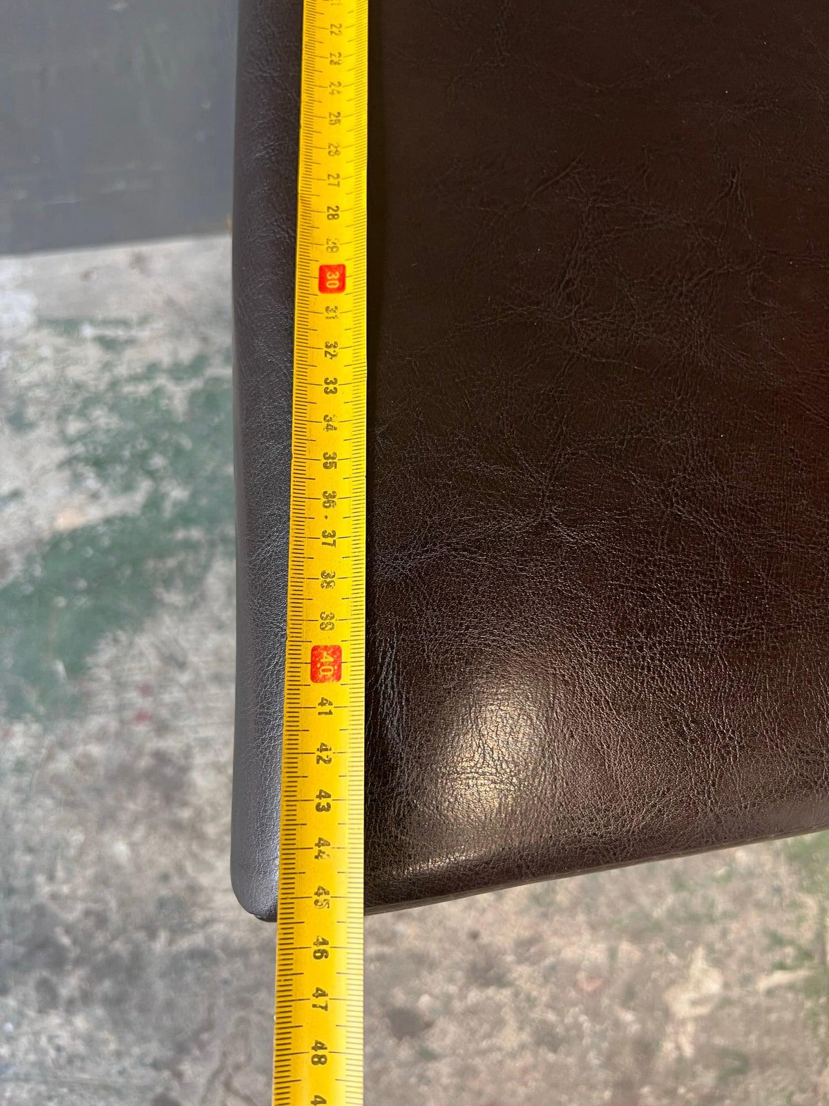 Nespresso Leather Dining Chair (Broken Back) - PRICE DROP