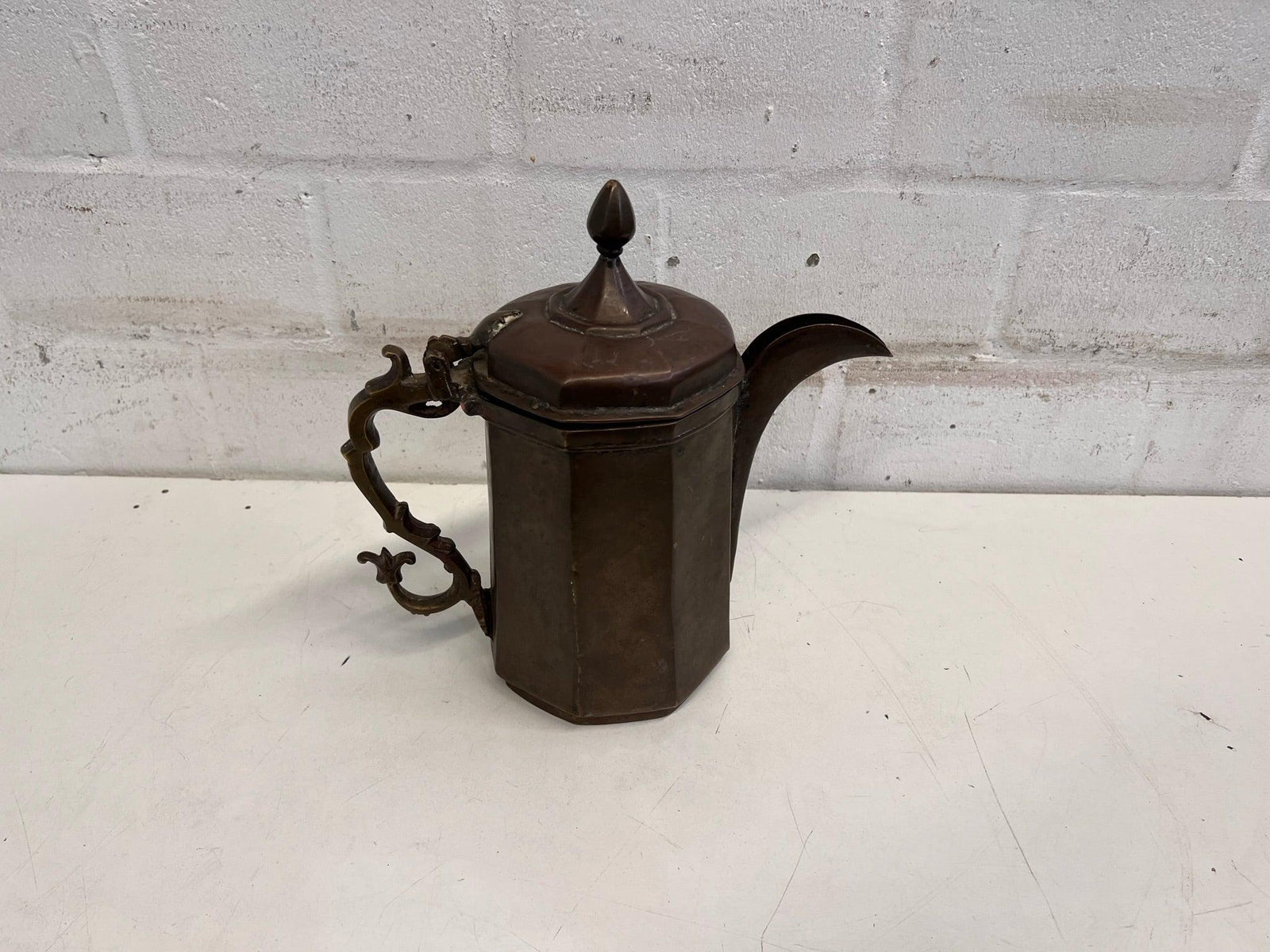 Antique Metal Water Jug