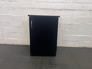Black 1 Door Side Table - REDUCED