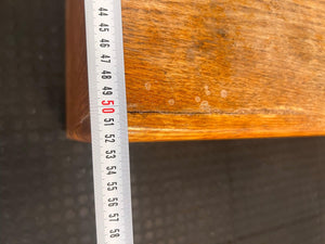 6 Drawer Oak Dressing Table (Cracks On Mirror) - REDUCED