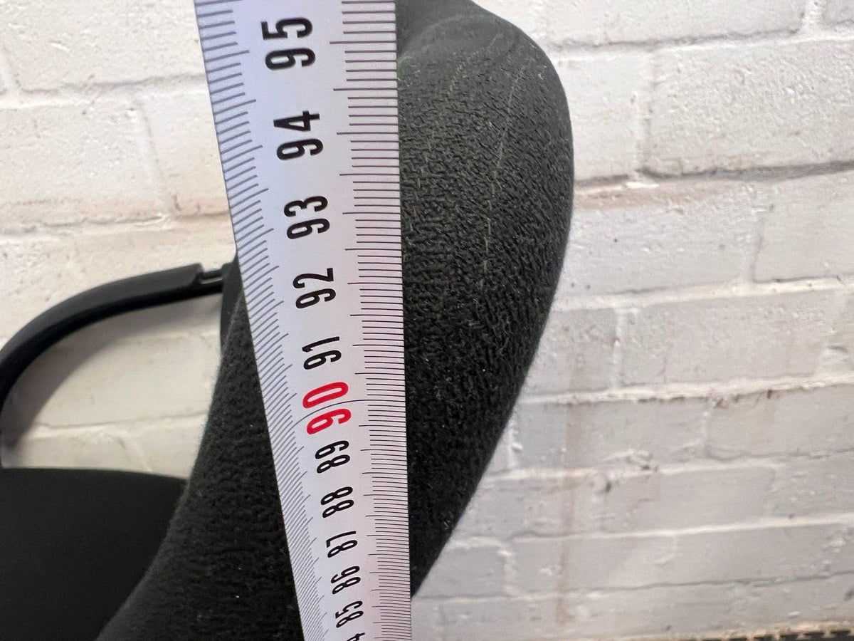 Black Material Mid-Back Office Chair - PRICE DROP