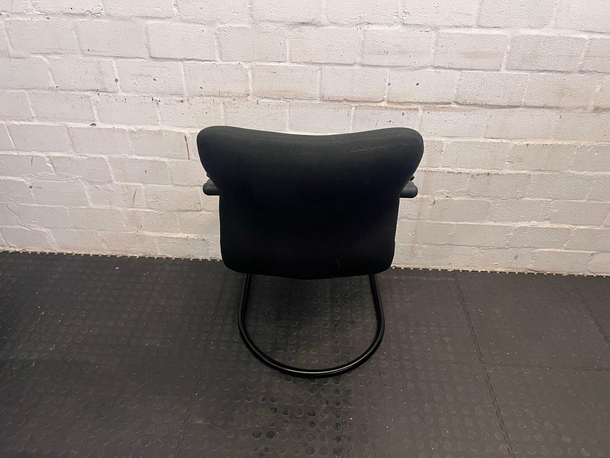 Black Material Mid-Back Office Chair - PRICE DROP