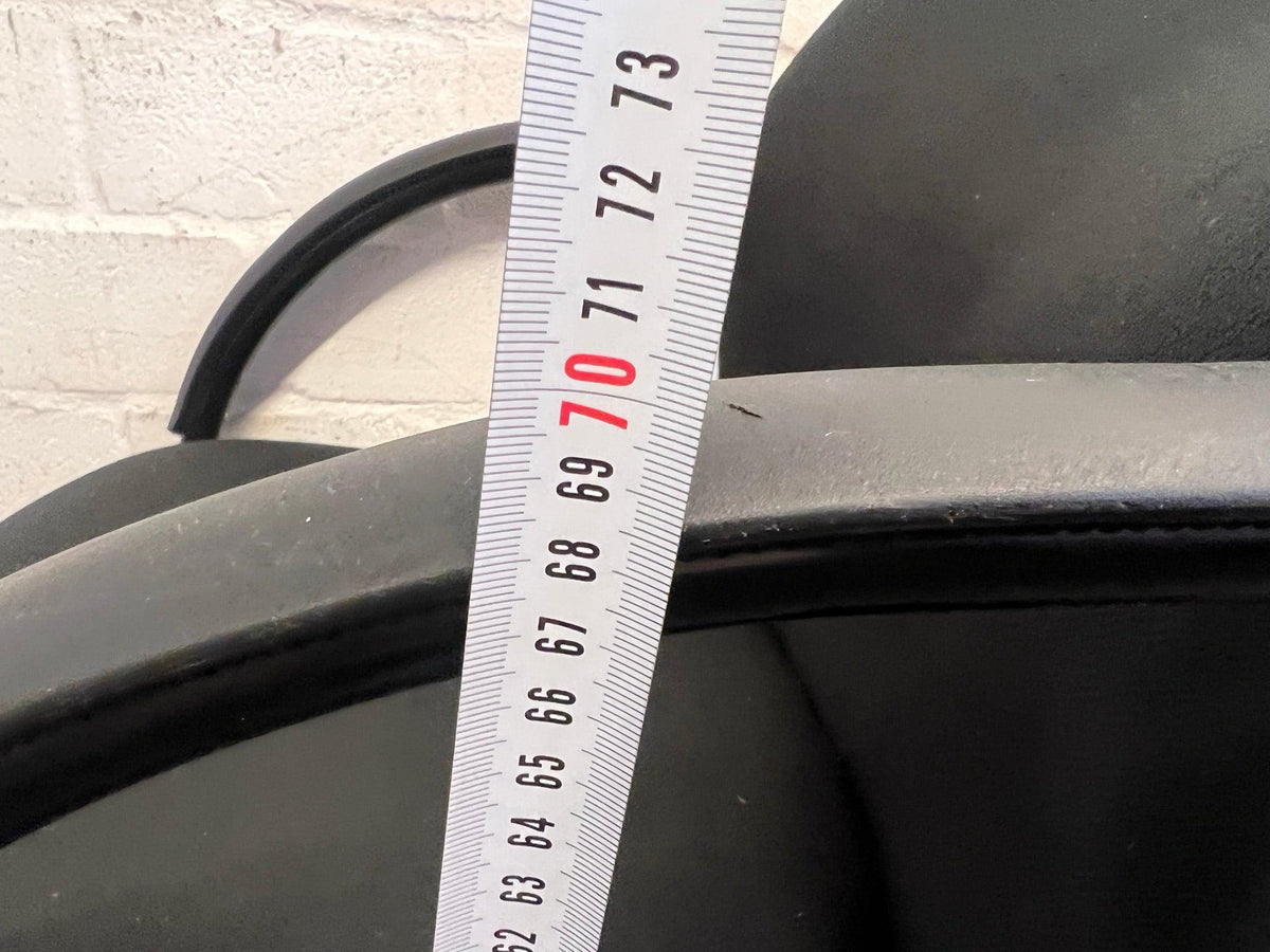 Black Material Mid-Back Office Chair - PRICE DROP