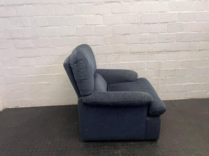 Grey Fabric 1 Seater Couch - REDUCED