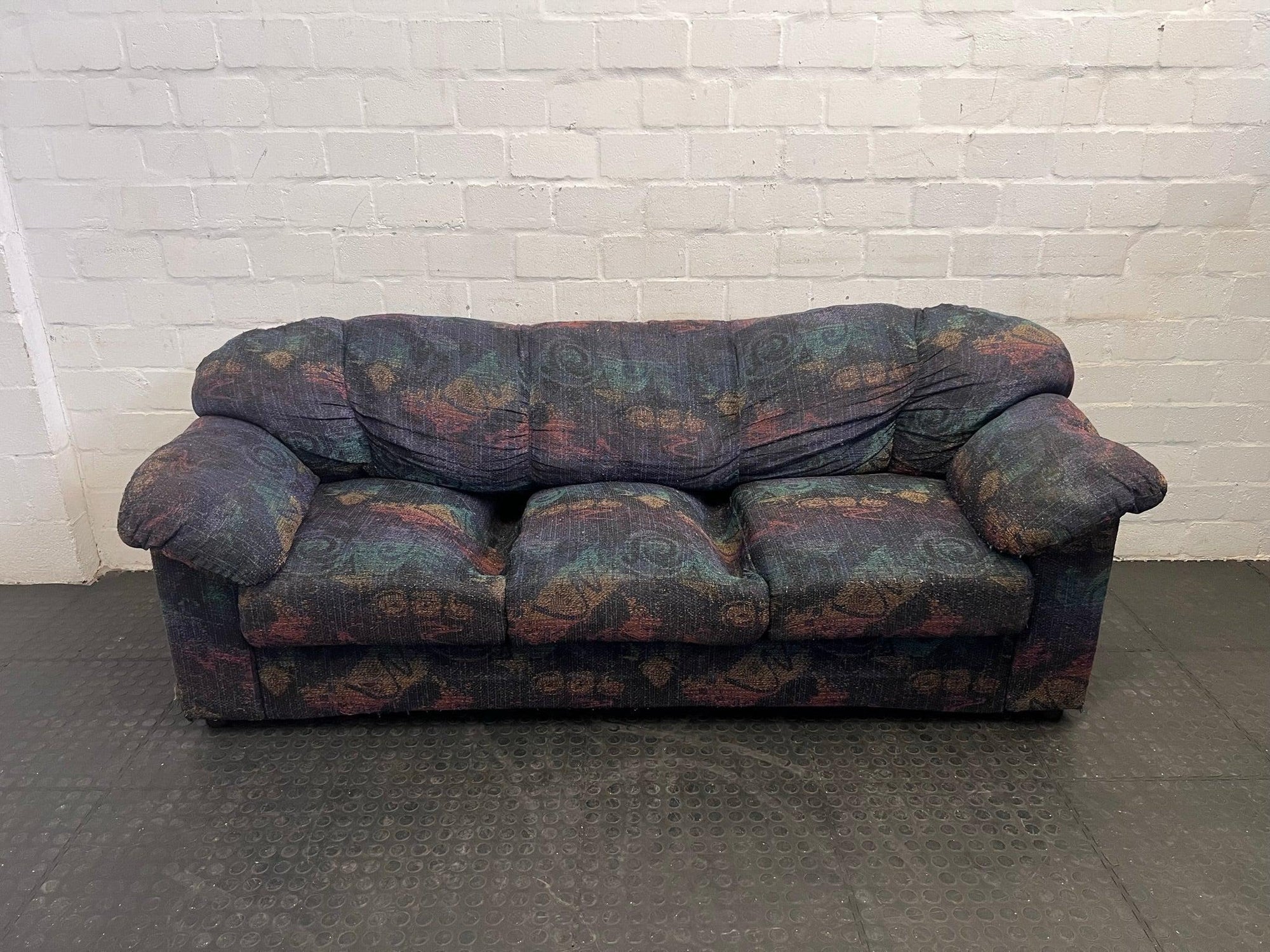 Printed 3 Seater Couch - REDUCED