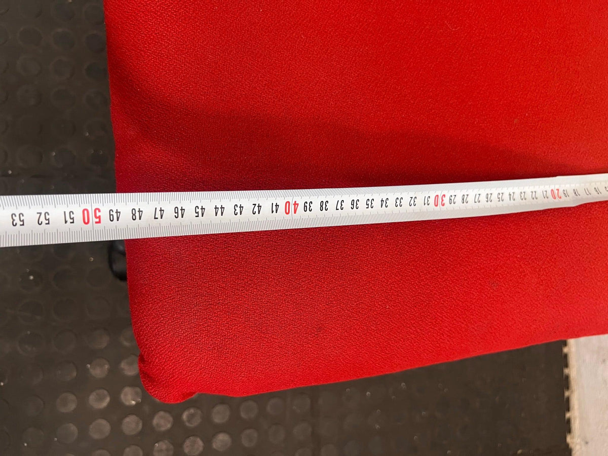 Black and Red Office Chair On Wheels (Hydraulics Not Working & No Arm Rests) - REDUCED