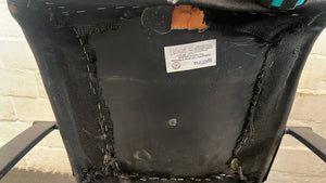 Black Mesh-Back Visitors Chair (Damaged Seat)