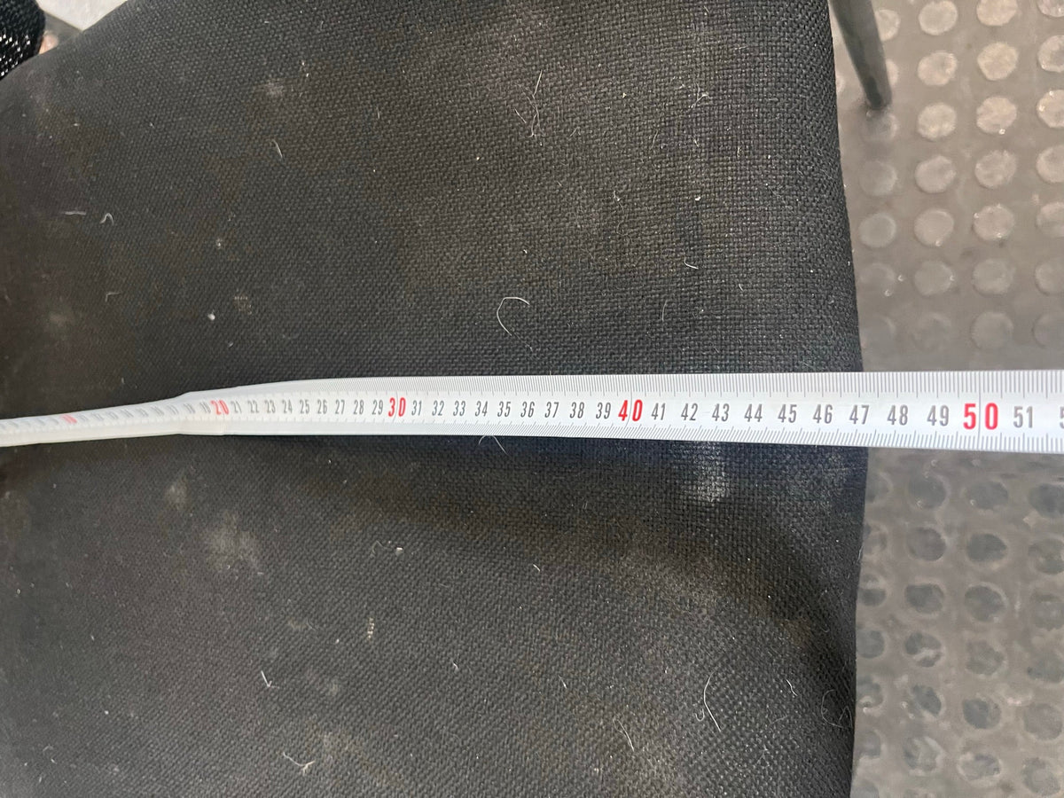 Black Mesh-Back Visitors Chair (Damaged Seat)