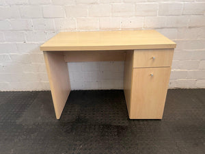 Light Wood 1 Drawer 1 Door Work Table