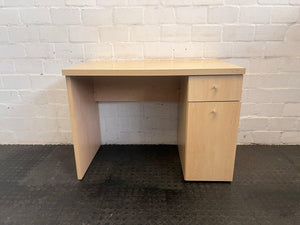 Light Wood 1 Drawer 1 Door Work Table