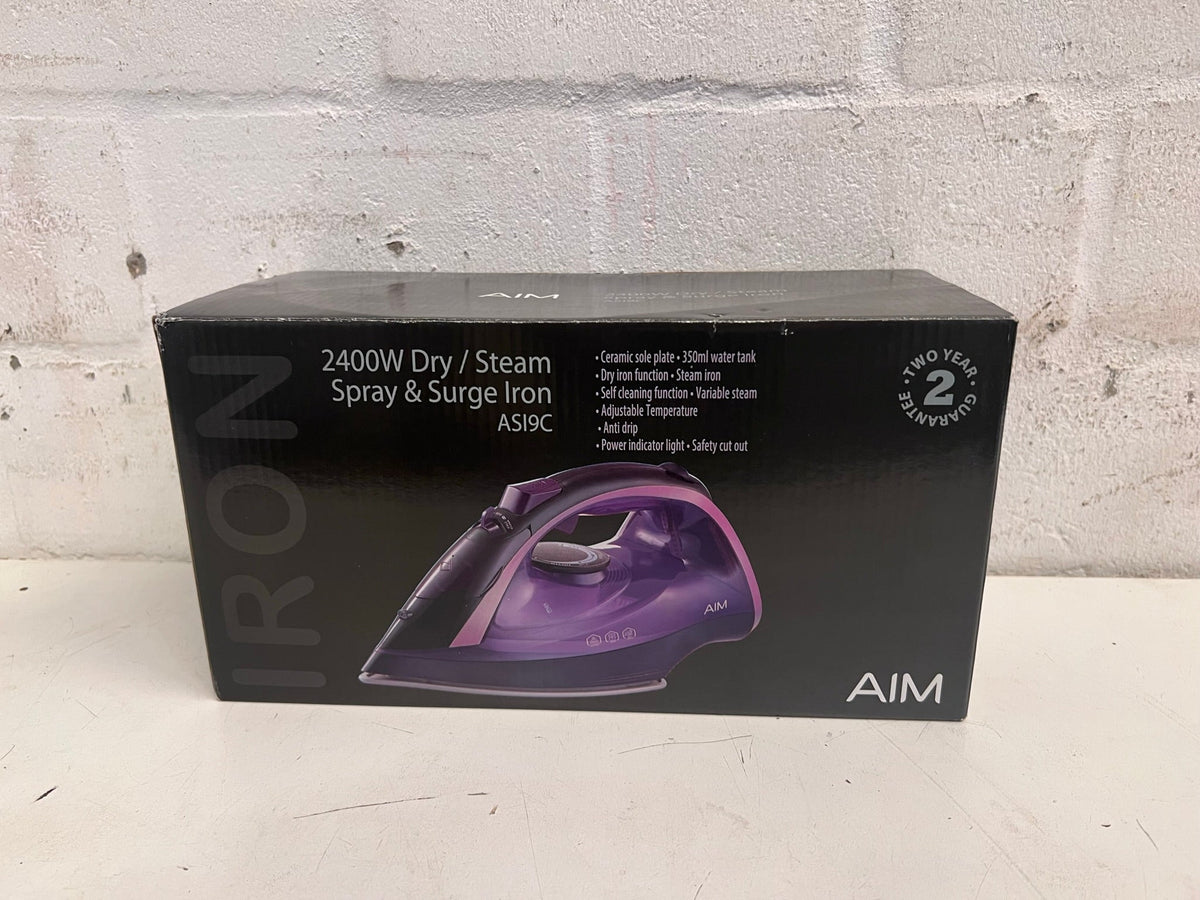 Purple Aim Steam Iron (ASI9C) - 2ndhandwarehouse.com