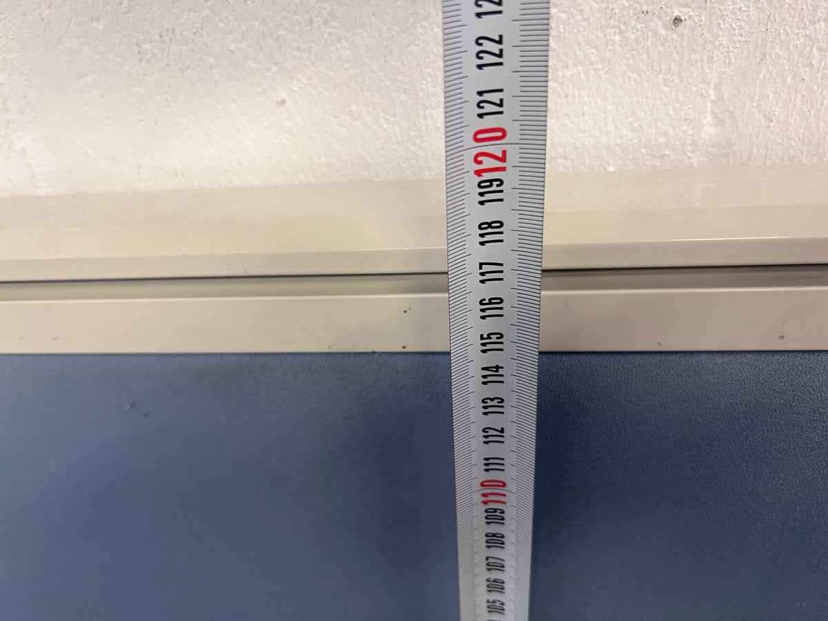 Small Steel Framed Blue Divider (122cm x 119cm)