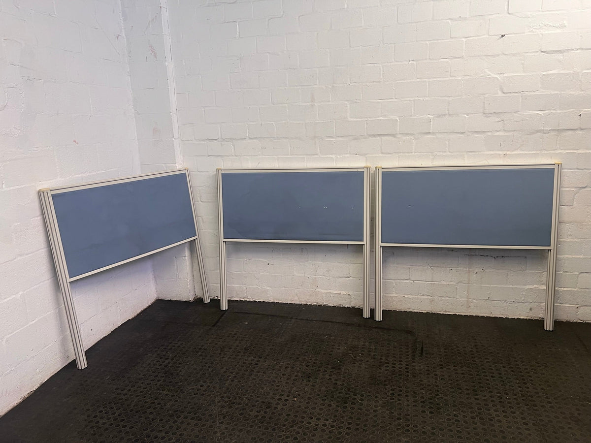 Small Steel Framed Blue Divider (122cm x 119cm)