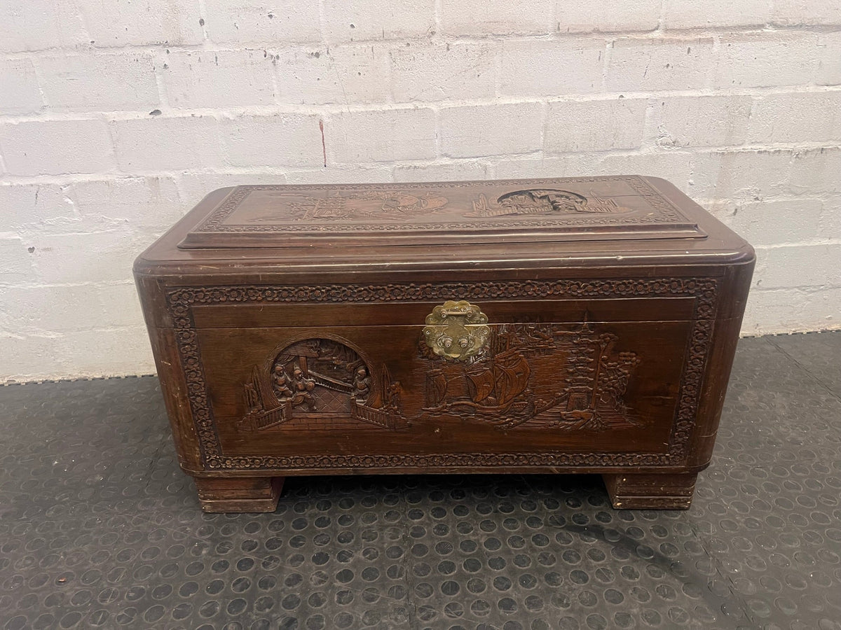 Ceder Wood Antique Chest