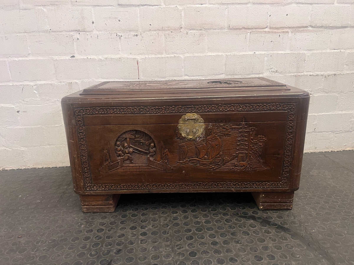 Ceder Wood Antique Chest