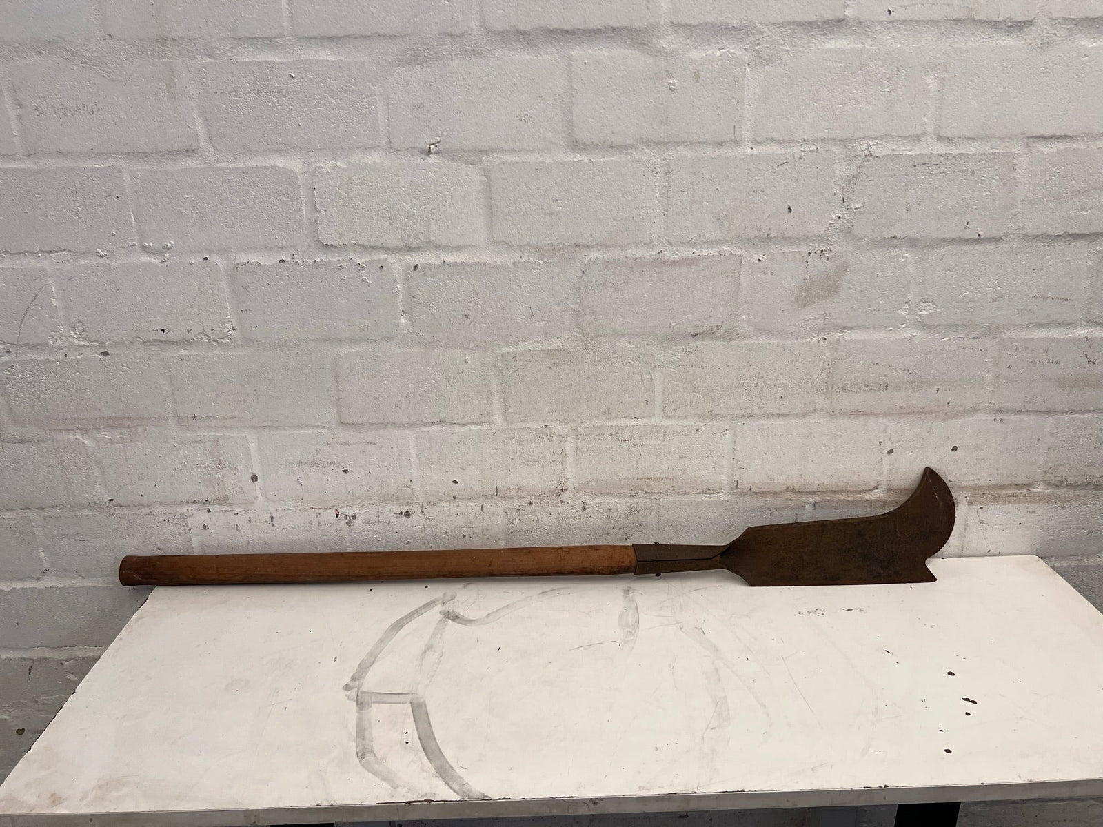 Bill Hook  (Rusted/Brown Handle)