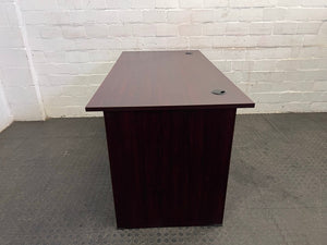 Dark Wood Simple Office Desk (1.5m x 0.75 m)