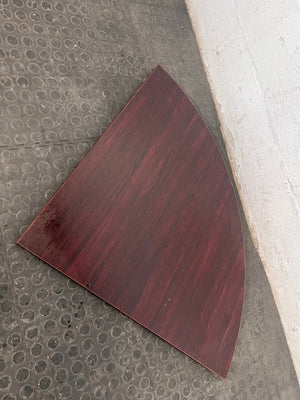 Dark Wood Desk Extension  (75cmx75cm)