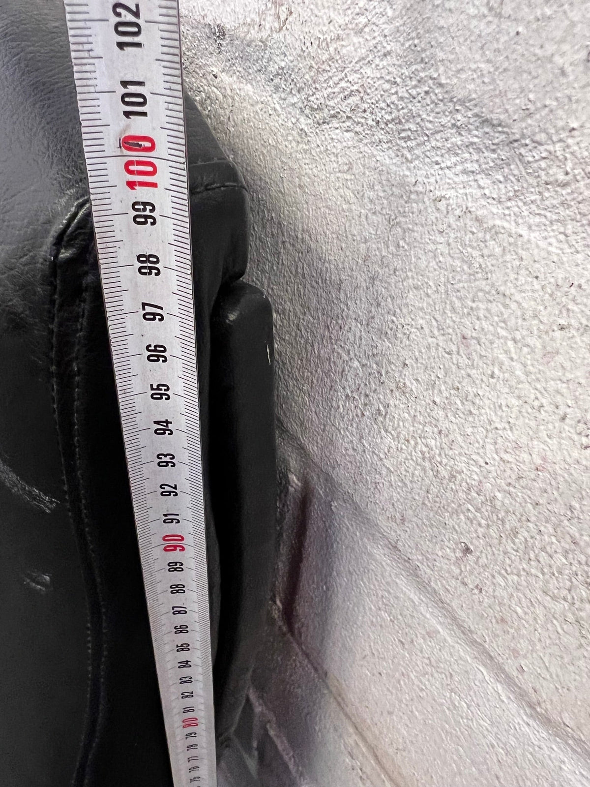 Black Pleather High Back Office Visitors Chair - 2ndhandwarehouse.com