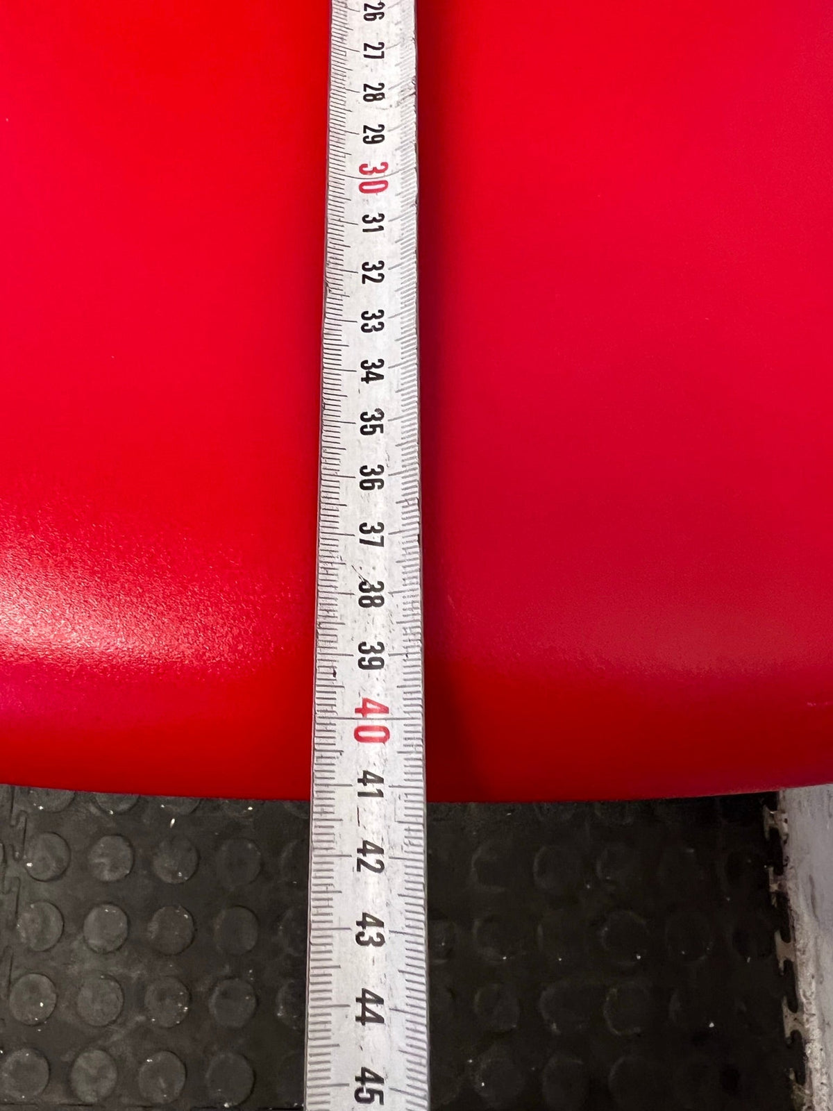 Red Dining Chair with Wooden Legs - PRICE DROP