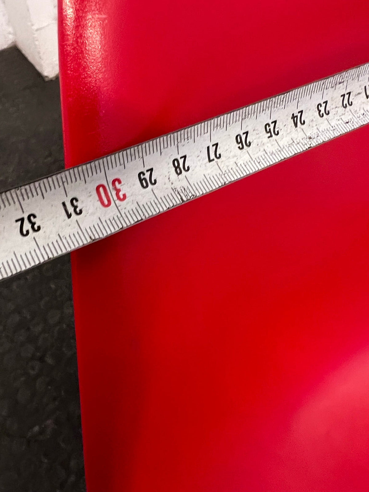 Red Dining Chair with Wooden Legs - PRICE DROP