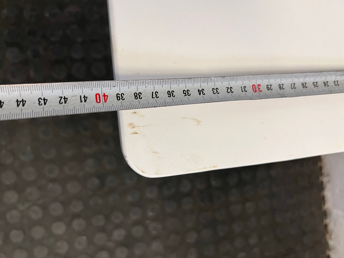 Wooden Framed White Seat Garden Chair