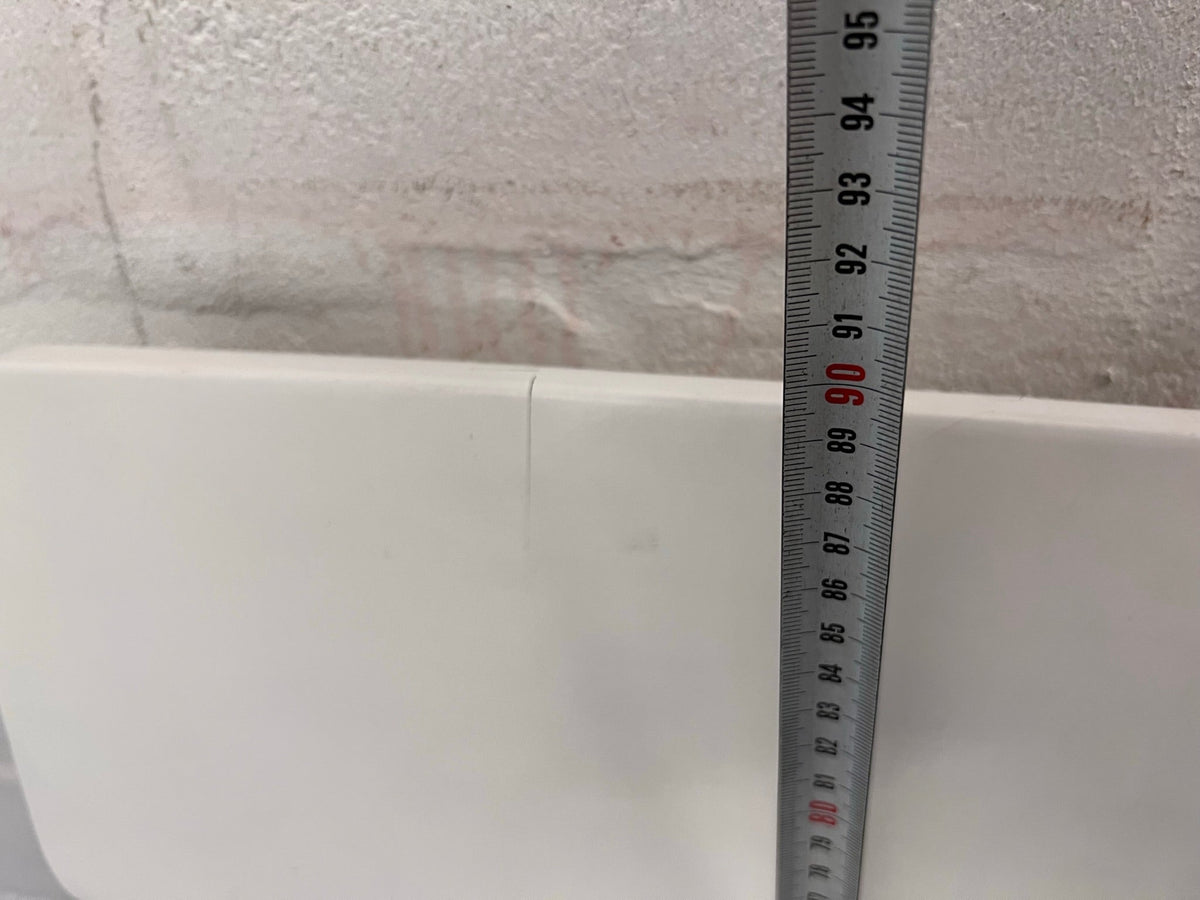 Wooden Framed White Seat Garden Chair