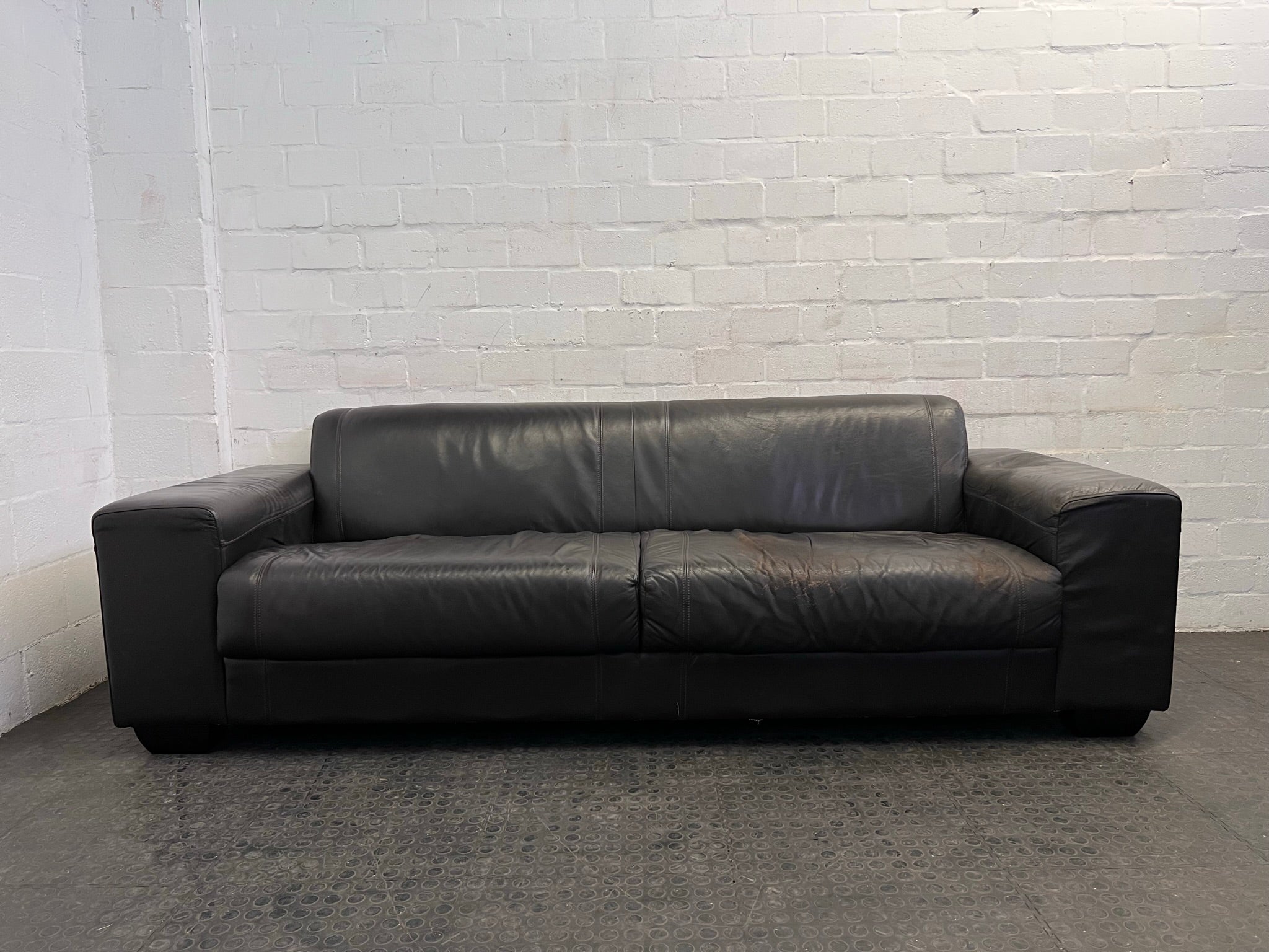 Pleather couch on sale