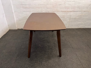 Dark Brown Wooden Dining Table