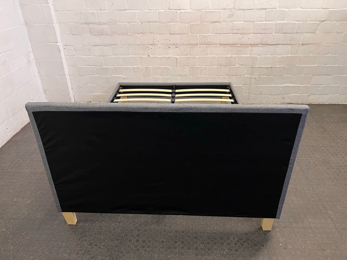 Grey Fabric Decofurn Double Bed Base - REDUCED