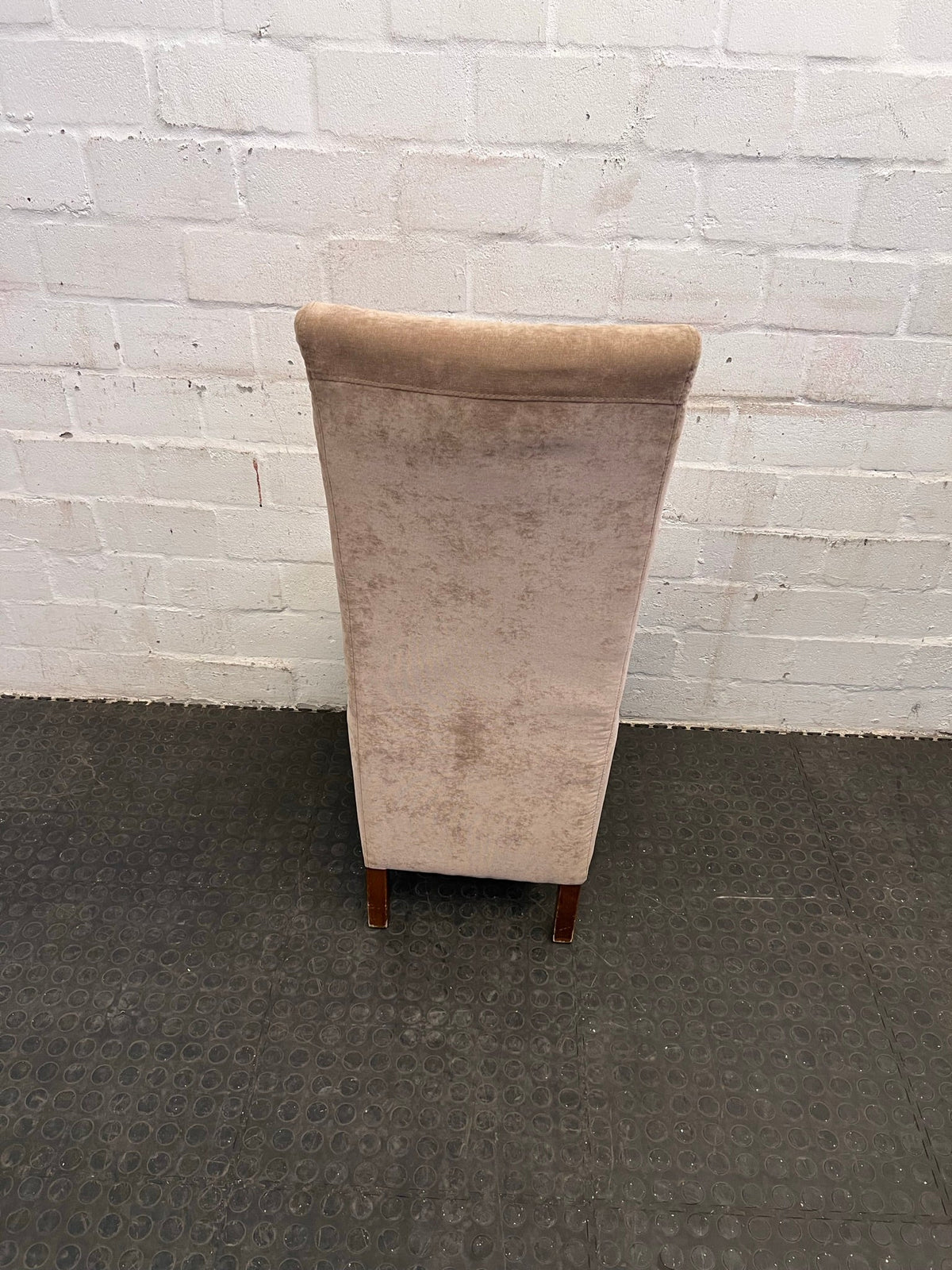 Tan Suede Dining Chair - PRICE DROP