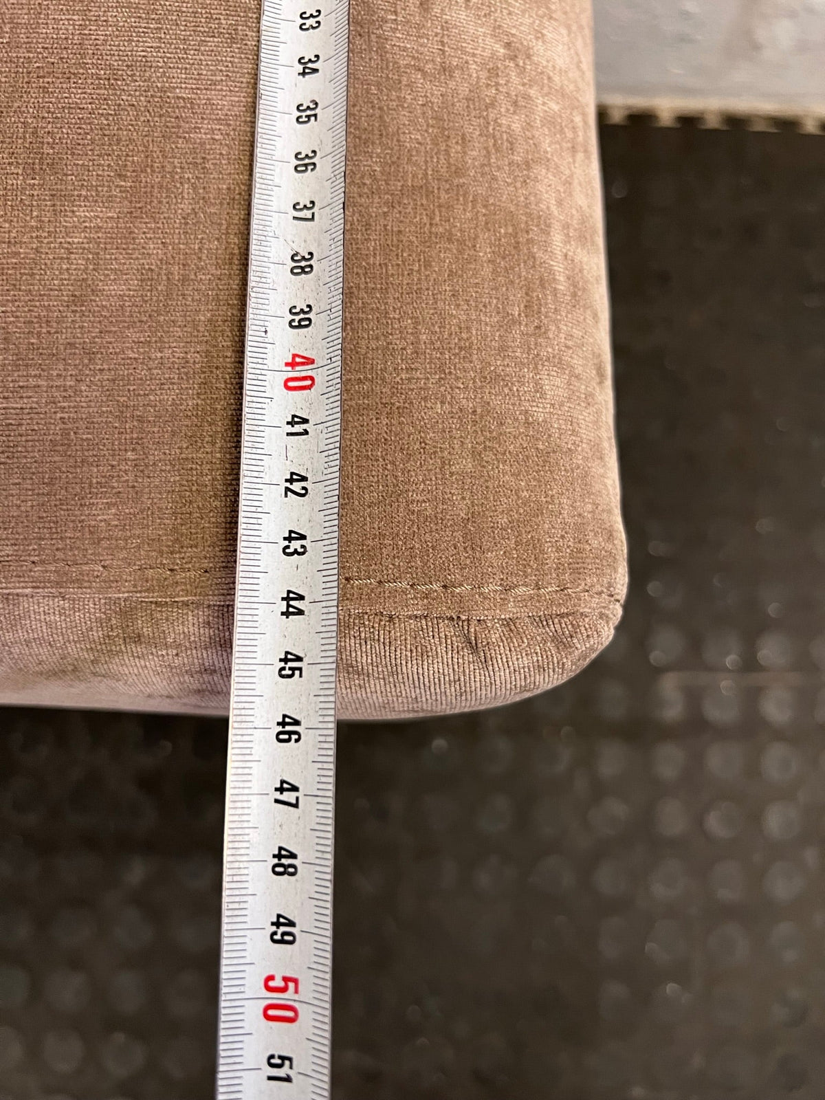 Tan Suede Dining Chair - PRICE DROP