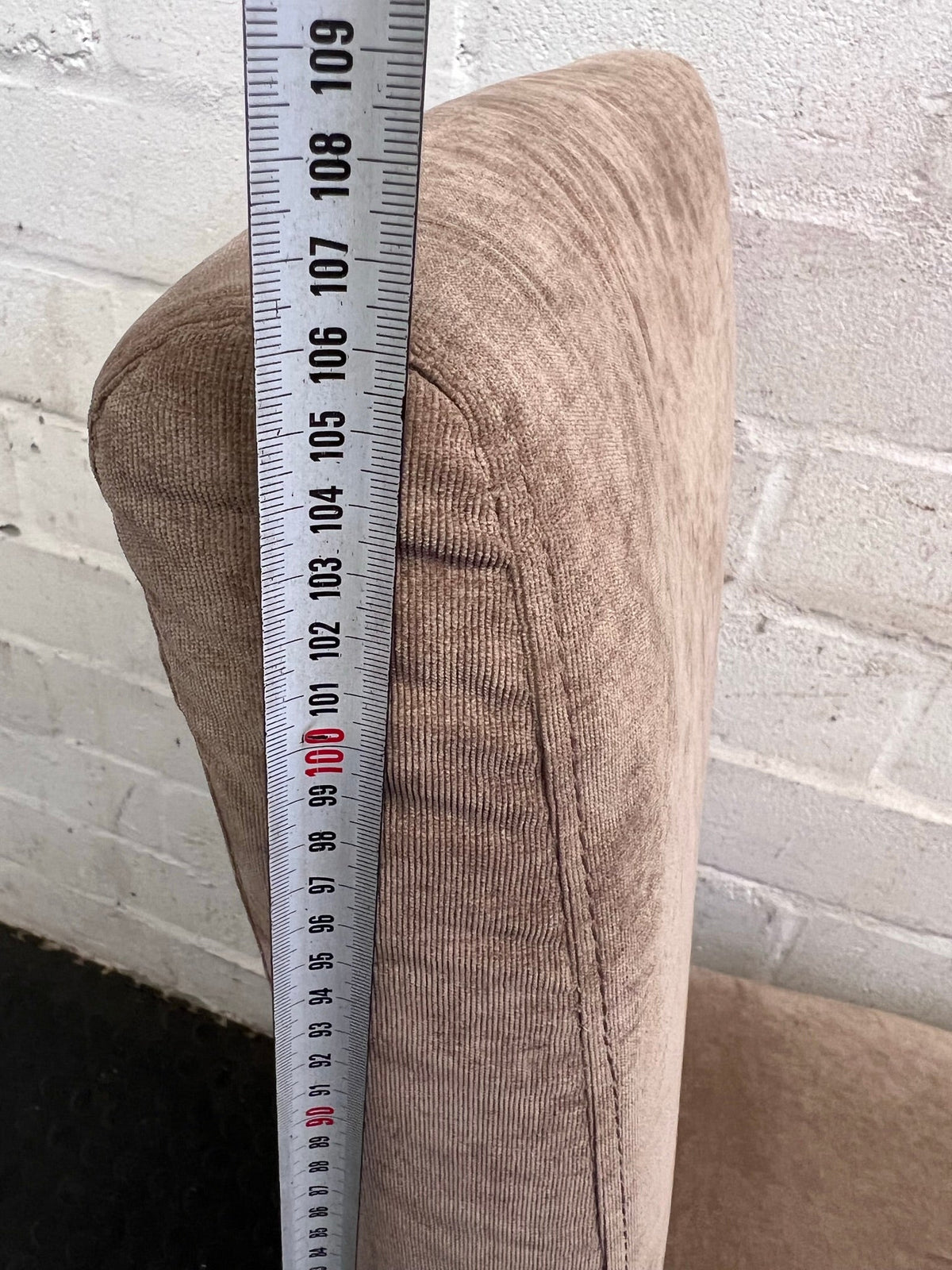 Tan Suede Dining Chair - PRICE DROP