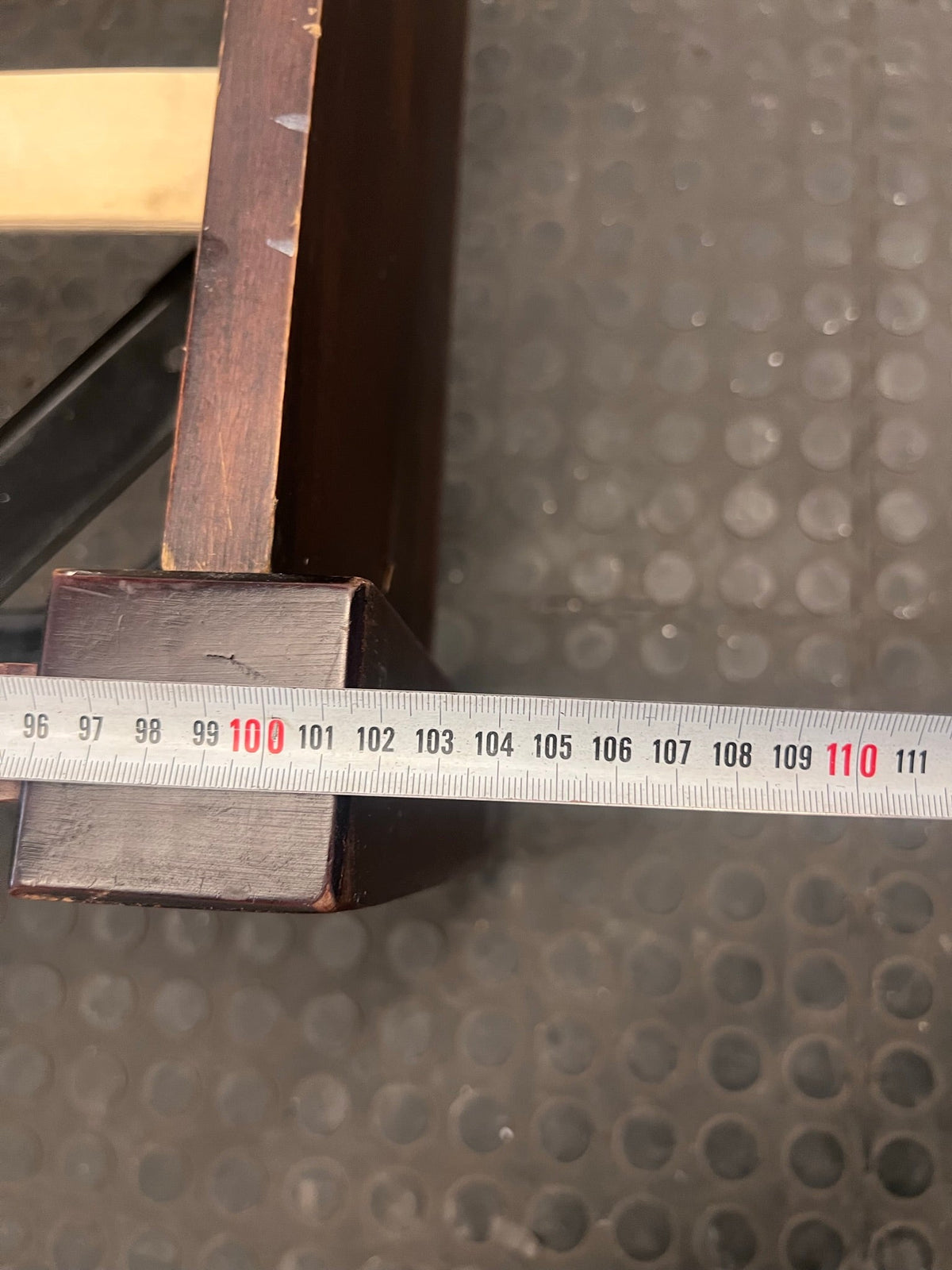 Dark Brown Wooden Single Bed Frame - REDUCED