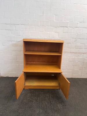 Two Door Display Cabinet with Shelf - REDUCED