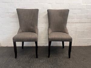 Grey/Brown Upholstered Dining Chair
