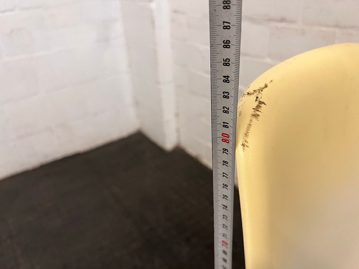 White Wooden leg Dining Chairs - PRICE DROP