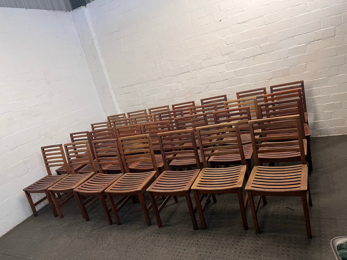 Wooden Slatted Outdoor Chair