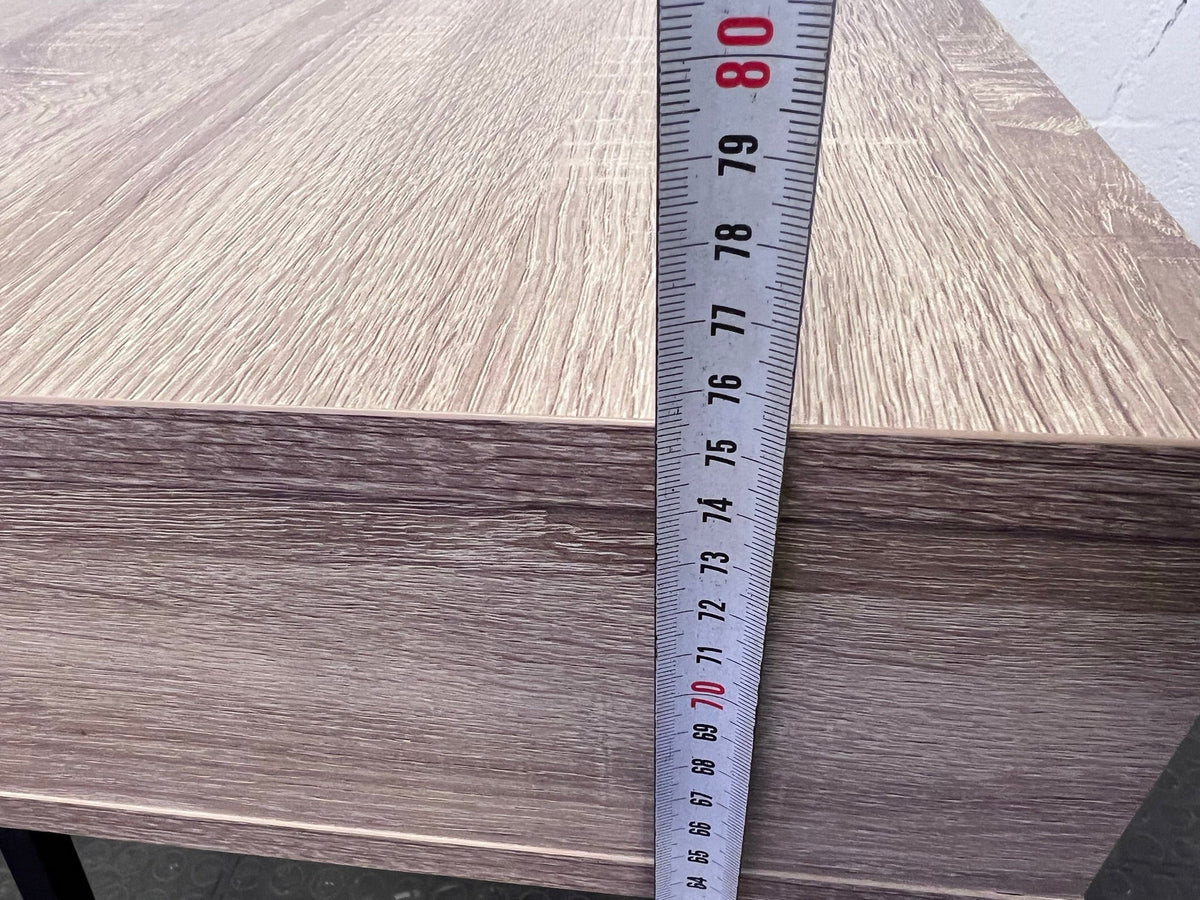 Wooden Writing Desk with a Black Drawer and Frame (Minor Chip)